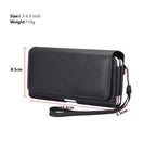 Litchi Texture Vertical Flip Thwartwise PU Leather Case / Waist Bag with Back Splint & Card Slots & 15cm Lanyard for 6.7 inch Phone Universal, for 6.7 inch Phone Universal – Lanyard, Card Slot, Flip