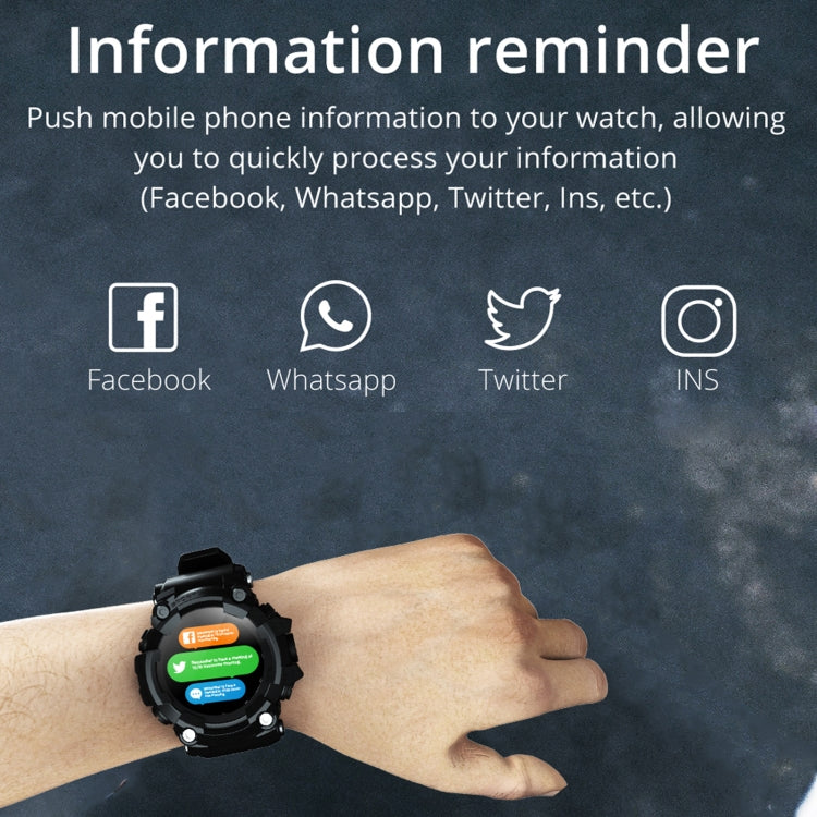 ATTACK Smart Watch – 1.28" Screen, Blood Pressure Monitoring, Heart Rate Monitoring