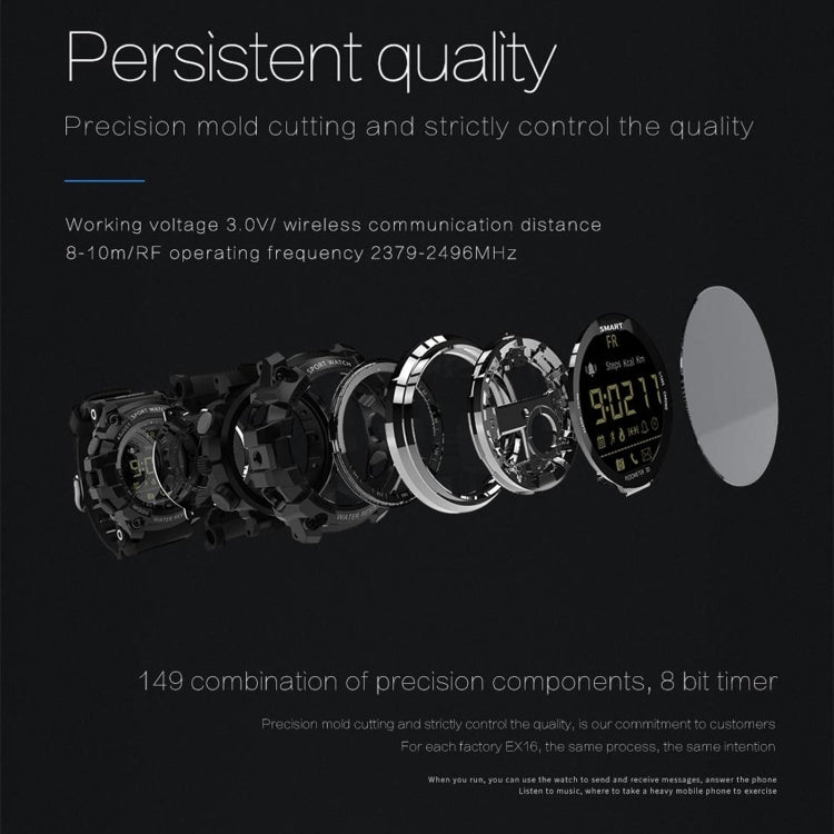 MK16 Smart Watch – 50m Waterproof