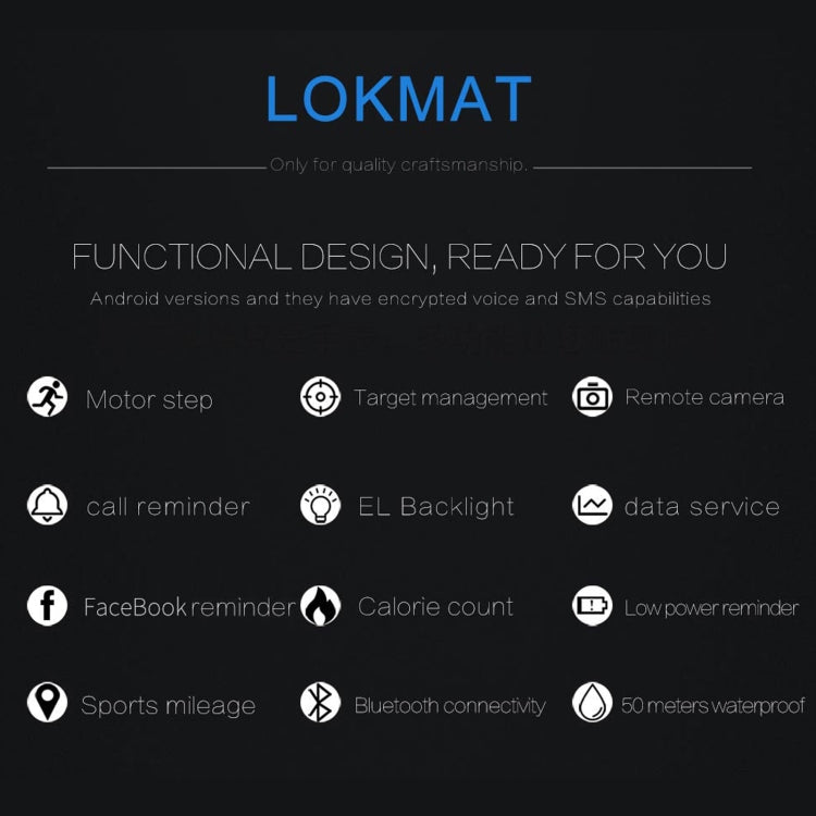 MK16 Smart Watch – 50m Waterproof