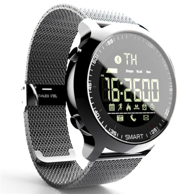 MK18 Smart Watch – 1.1" Screen, IP68 Waterproof Silver