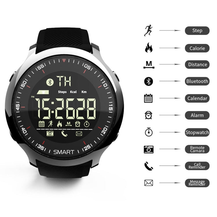 MK18 Smart Watch – 1.1" Screen, IP68 Waterproof