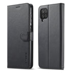 LC.IMEEKE Calf Texture Horizontal Flip Leather Case, with Holder & Card Slots & Wallet & Photo Frame, For Samsung Galaxy A12, For Samsung Galaxy A32 5G For Samsung Galaxy A12 Black