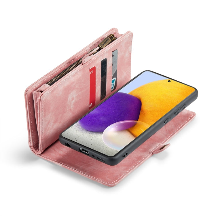 CaseMe Detachable Multifunctional Horizontal Flip Leather Case, with Card Slot & Holder & Zipper Wallet & Photo Frame, For Samsung Galaxy S21 5G, For Samsung Galaxy S21+ 5G, For Samsung Galaxy S21 Ultra 5G