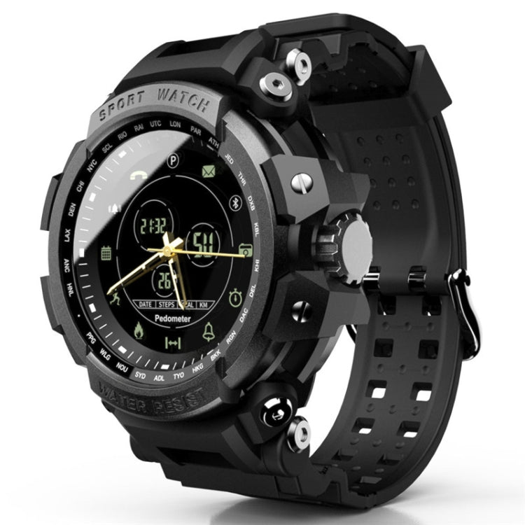 MK28 Smart Watch – 1.4" Screen, IP68 Waterproof Black