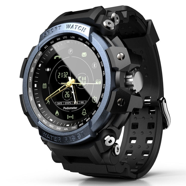 MK28 Smart Watch – 1.4" Screen, IP68 Waterproof Blue