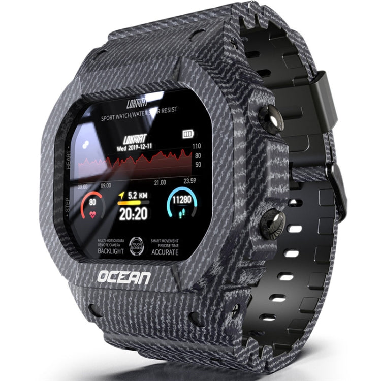 OCEAN Smart Watch – 1.14" Screen, IP68 Waterproof Denim Blue