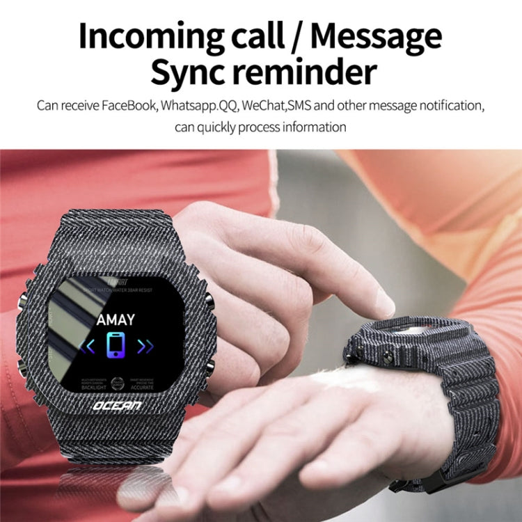 OCEAN Smart Watch – 1.14" Screen, IP68 Waterproof
