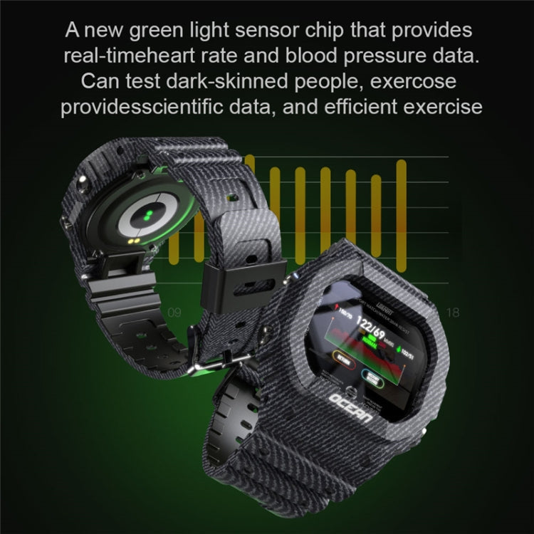 OCEAN Smart Watch – 1.14" Screen, IP68 Waterproof