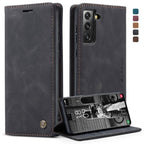 CaseMe 013 Multifunctional Horizontal Flip Leather Case with Holder & Card Slot & Wallet, For Samsung Galaxy S21 5G, For Samsung Galaxy S21+ 5G, For Samsung Galaxy S21 Ultra 5G For Samsung Galaxy S21 5G Black