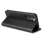 Fierre Shann PU Genuine Leather Texture Horizontal Flip Leather Case with Holder & Card Slots & Wallet, For Samsung Galaxy S21 5G, For Samsung Galaxy S21+ 5G, For Samsung Galaxy S21 Ultra 5G
