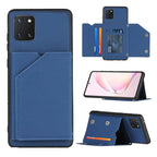 Skin Feel PU + TPU + PC Back Cover Shockproof Case with Card Slots & Holder & Photo Frame, For Samsung Galaxy M60s & A81, For Huawei P40 Lite & Nova 6 SE, For Samsung Galaxy S20 FE, For Samsung Galaxy S20 Ultra For Samsung Galaxy M60s & A81 Royal Blue