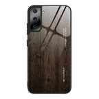 Wood Grain Glass Protective Case, For Samsung Galaxy S21 5G, For Samsung Galaxy S21 Plus, For Samsung Galaxy S21 Ultra 5G, For Samsung Galaxy A21s For Samsung Galaxy S21 5G M01