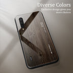 Wood Grain Glass Protective Case – Durable Build, Easy to Use, For Xiaomi Mi CC9, For Xiaomi Poco X3 NFC, For Xiaomi Redmi K30 Pro, For Xiaomi Redmi Note 9S