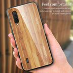 Wood Grain Glass Protective Case – Durable Build, Easy to Use, For Xiaomi Mi CC9, For Xiaomi Poco X3 NFC, For Xiaomi Redmi K30 Pro, For Xiaomi Redmi Note 9S