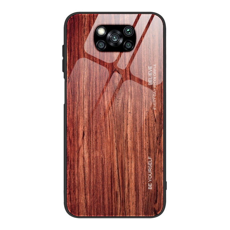 Wood Grain Glass Protective Case – Durable Build, Easy to Use, For Xiaomi Mi CC9, For Xiaomi Poco X3 NFC, For Xiaomi Redmi K30 Pro, For Xiaomi Redmi Note 9S For Xiaomi Poco X3 NFC M05