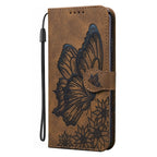 Retro Skin Feel Butterflies Embossing Horizontal Flip Leather Case with Holder & Card Slots & Wallet, For Samsung Galaxy A11, For Samsung Galaxy A12 5G, For Samsung Galaxy A21, For Samsung Galaxy A21s