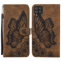 Retro Skin Feel Butterflies Embossing Horizontal Flip Leather Case with Holder & Card Slots & Wallet, For Samsung Galaxy A42 5G, For Samsung Galaxy A51, For Samsung Galaxy A71, For Samsung Galaxy Note20 Ultra For Samsung Galaxy A42 5G Brown