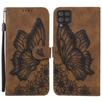 Retro Skin Feel Butterflies Embossing Horizontal Flip Leather Case with Holder & Card Slots & Wallet, For Samsung Galaxy A42 5G, For Samsung Galaxy A51, For Samsung Galaxy A71, For Samsung Galaxy Note20 Ultra For Samsung Galaxy A42 5G Brown