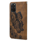 Retro Skin Feel Butterflies Embossing Horizontal Flip Leather Case with Holder & Card Slots & Wallet, For Samsung Galaxy S20+, For Samsung Galaxy S20 Ultra, For Samsung Galaxy S21 5G, For Samsung Galaxy S21 Ultra 5G