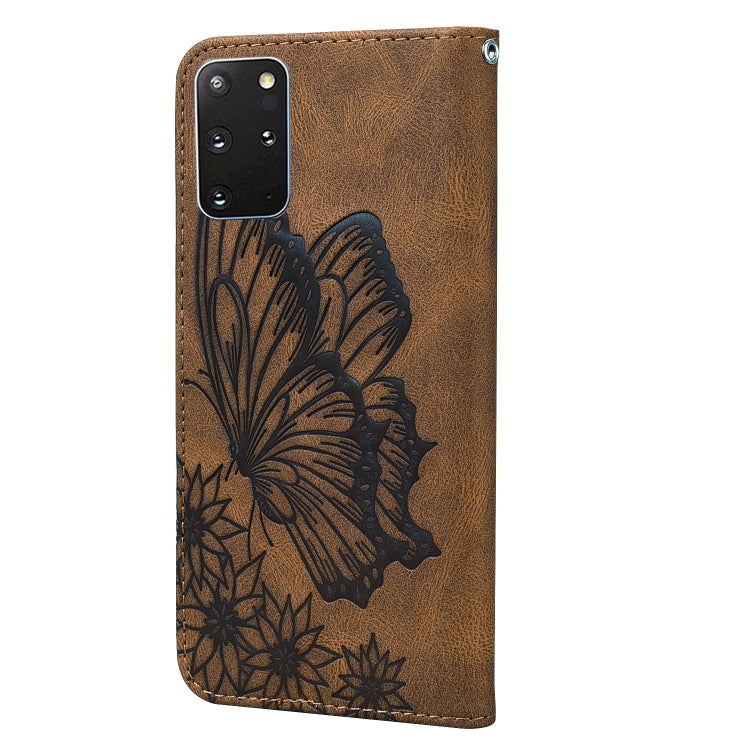 Retro Skin Feel Butterflies Embossing Horizontal Flip Leather Case with Holder & Card Slots & Wallet, For Samsung Galaxy S20+, For Samsung Galaxy S20 Ultra, For Samsung Galaxy S21 5G, For Samsung Galaxy S21 Ultra 5G