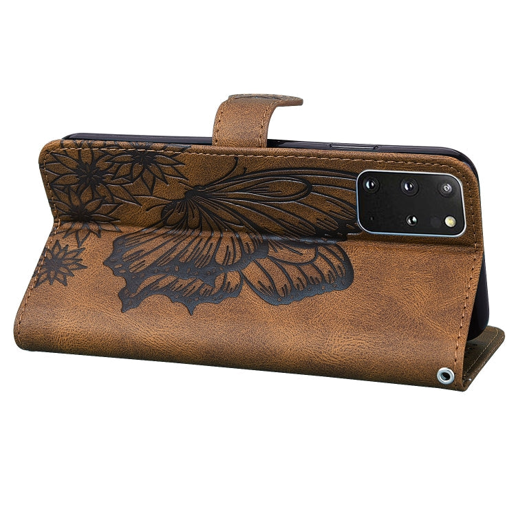 Retro Skin Feel Butterflies Embossing Horizontal Flip Leather Case with Holder & Card Slots & Wallet, For Samsung Galaxy S20+, For Samsung Galaxy S20 Ultra, For Samsung Galaxy S21 5G, For Samsung Galaxy S21 Ultra 5G