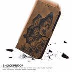 Retro Skin Feel Butterflies Embossing Horizontal Flip Leather Case with Holder & Card Slots & Wallet, For Samsung Galaxy S20+, For Samsung Galaxy S20 Ultra, For Samsung Galaxy S21 5G, For Samsung Galaxy S21 Ultra 5G