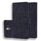 Calf Pattern Mandala Double Folding Design Embossed Leather Case with Wallet & Holder & Card Slots, For Xiaomi Redmi Note 8 Pro, For Galaxy A10s, For Galaxy A20s, For Galaxy A30s / A50s, For Xiaomi Mi CC9e / Mi A3 For Xiaomi Redmi Note 8 Pro Black