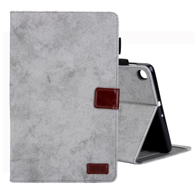 Business Style Horizontal Flip Leather Case, with Holder & Card Slot & Photo Frame & Sleep / Wake-up Function, For Galaxy Tab A 8.0 & S Pen (2019), For Galaxy Tab A 8.0 (2019) / T290, For Galaxy Tab A 10.1 (2016) / T580, For Galaxy Tab A 10.1 (2019) For Galaxy Tab A 8.0 & S Pen (2019) Grey