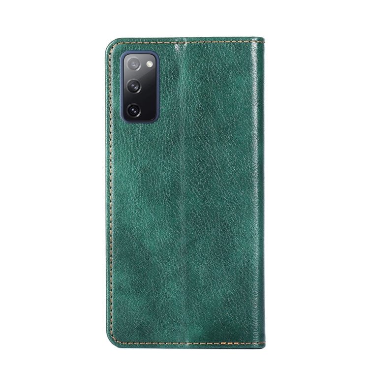 PU + TPU Gloss Oil Solid Color Magnetic Horizontal Flip Leather Case with Holder & Card Slot & Wallet, For Samsung Galaxy S20 FE