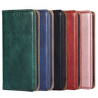 PU + TPU Gloss Oil Solid Color Magnetic Horizontal Flip Leather Case with Holder & Card Slot & Wallet, For Samsung Galaxy S20 FE