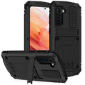 R-JUST Shockproof Waterproof Dust-proof Metal + Silicone Protective Case with Holder, For Samsung Galaxy S21 5G, For Samsung Galaxy S21+ 5G, For Samsung Galaxy S21 Ultra 5G For Samsung Galaxy S21 5G Black