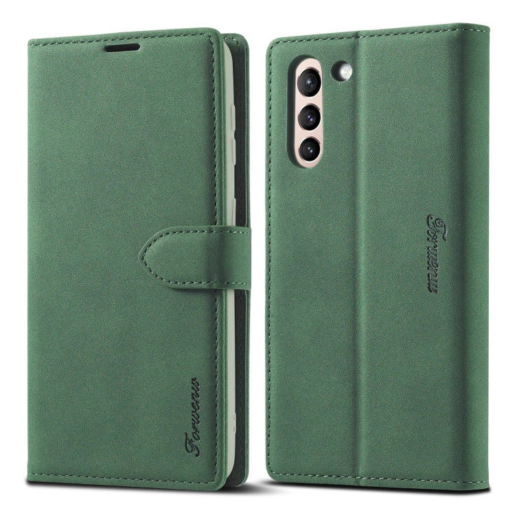 Forwenw F1 Series Matte Strong Magnetism Horizontal Flip Leather Case with Holder & Card Slots & Wallet & Photo Frame, For Samsung Galaxy S21 5G, For Samsung Galaxy S21+ 5G, For Samsung Galaxy S21 Ultra 5G