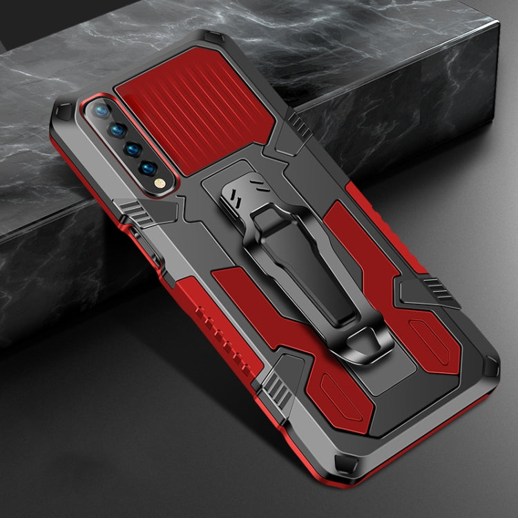 Machine Armor Warrior Shockproof PC + TPU Protective Case – Shockproof, TPU, For Infinix Hot 9 Play, For Infinix Note7 Lite / Hot 9, For LG Stylo 7, For OPPO Reno5 5G For LG Stylo 7 Red