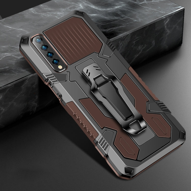Machine Armor Warrior Shockproof PC + TPU Protective Case – Shockproof, TPU, For Infinix Hot 9 Play, For Infinix Note7 Lite / Hot 9, For LG Stylo 7, For OPPO Reno5 5G For LG Stylo 7 Coffee