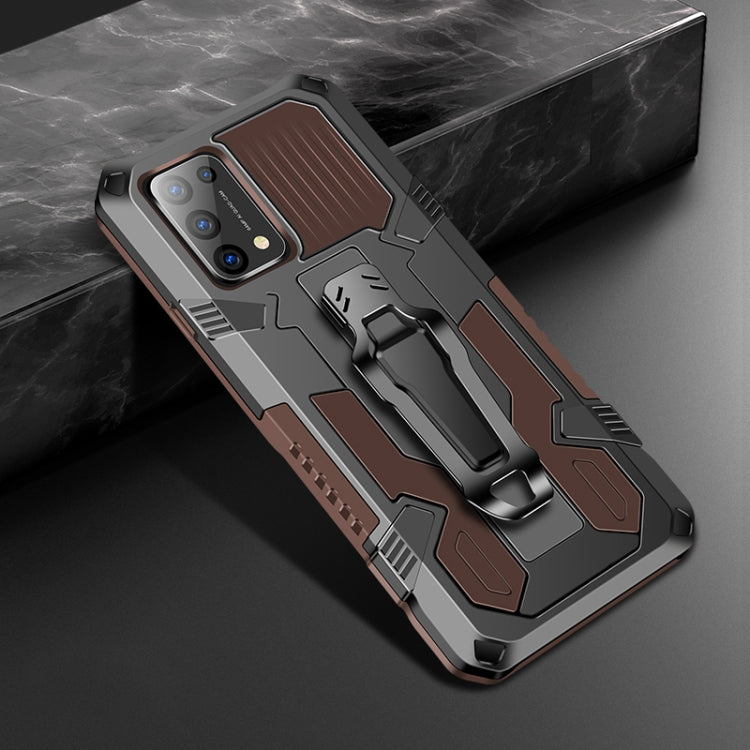 Machine Armor Warrior Shockproof PC + TPU Protective Case – Shockproof, TPU, For Infinix Hot 9 Play, For Infinix Note7 Lite / Hot 9, For LG Stylo 7, For OPPO Reno5 5G For OPPO Reno5 5G Coffee