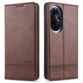 AZNS Magnetic Calf Texture Horizontal Flip Leather Case with Card Slots & Holder & Wallet, For Samsung Galaxy S21 Ultra 5G, For Huawei nova 8 5G, For Huawei nova 8 Pro 5G For Huawei nova 8 5G Dark Brown