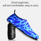 Non-slip Wear-resisting Thick Rubber Sole Diving Shoes and Socks, One Pair, XL, XXL