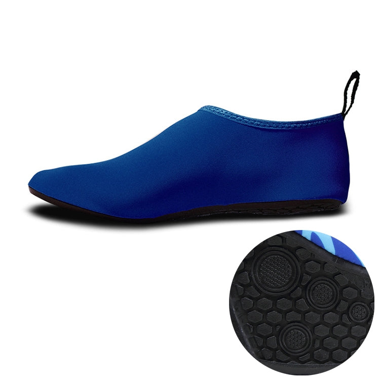 Non-slip Wear-resisting Thick Rubber Sole Diving Shoes and Socks, One Pair, XXXL – Wear-resistant, Non-slip XXXL Blue