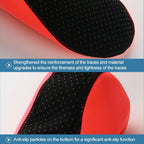 Non-slip Plastic Grain Texture Thick Cloth Sole Solid Color Diving Shoes and Socks, One Pair, XXXS, XXS, XS, S