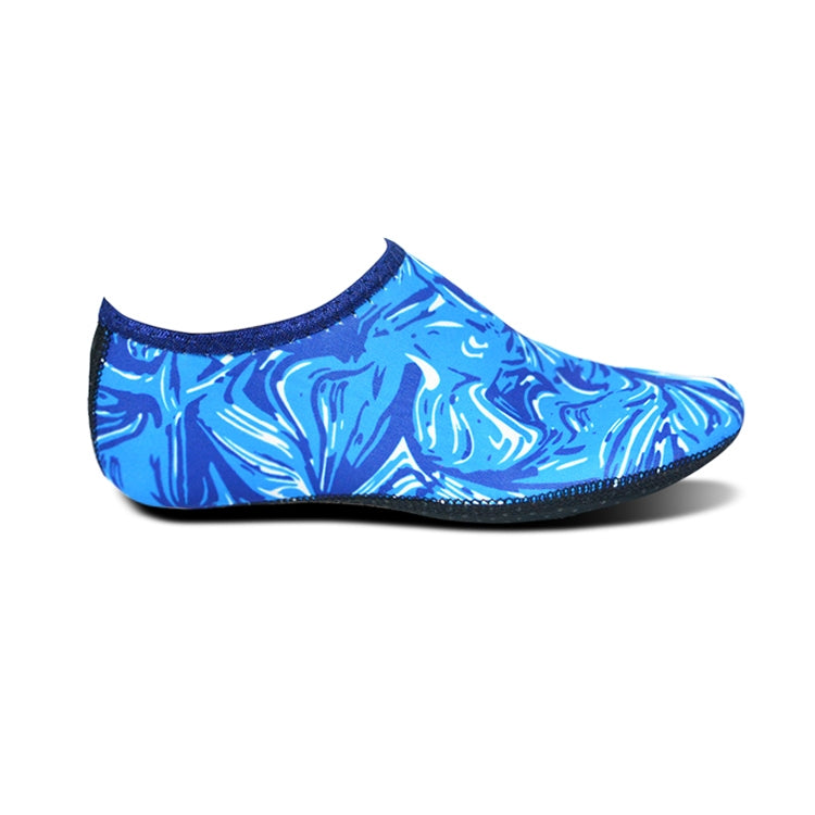 Non-slip Plastic Grain Texture Thick Cloth Sole Printing Diving Shoes and Socks, One Pair, M, L, XL, XXL – Non-slip
