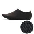 3mm Non-slip Rubber Embossing Texture Sole Solid Color Diving Shoes and Socks, One Pair, XXXS, XXS, XS, S XXXS Black