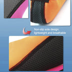 3mm Non-slip Rubber Embossing Texture Sole Solid Color Diving Shoes and Socks, One Pair, XXXS, XXS, XS, S
