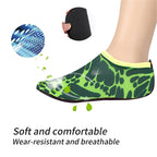 3mm Non-slip Rubber Embossing Texture Sole Figured Diving Shoes and Socks, One Pair, XXXS, XXS, XS, S, M, L