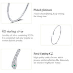 S925 Sterling Silver Snake Open Bracelet Women Jewelry, Snake