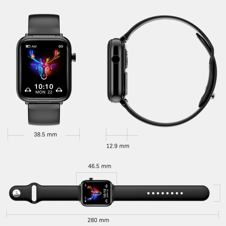 X5 1.54 inch HD Color Screen Bluetooth Earphone Smart Bracelet, Support Sleep Monitoring / Blood Pressure Monitoring / Heart Rate Monitoring
