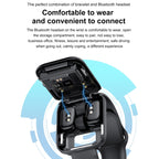 X5 1.54 inch HD Color Screen Bluetooth Earphone Smart Bracelet, Support Sleep Monitoring / Blood Pressure Monitoring / Heart Rate Monitoring