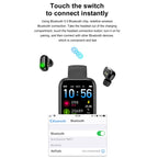 X5 1.54 inch HD Color Screen Bluetooth Earphone Smart Bracelet, Support Sleep Monitoring / Blood Pressure Monitoring / Heart Rate Monitoring