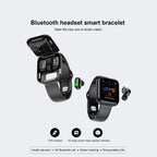 X5 1.54 inch HD Color Screen Bluetooth Earphone Smart Bracelet, Support Sleep Monitoring / Blood Pressure Monitoring / Heart Rate Monitoring