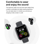 X5 1.54 inch HD Color Screen Bluetooth Earphone Smart Bracelet, Support Sleep Monitoring / Blood Pressure Monitoring / Heart Rate Monitoring